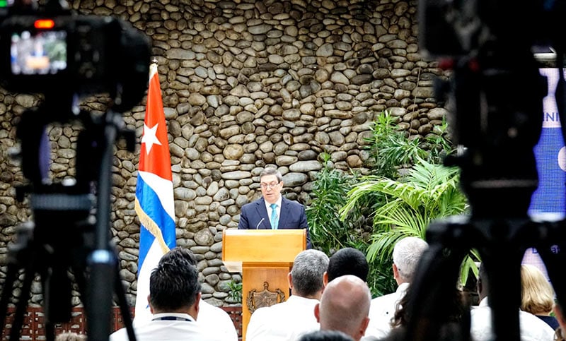 Cuba acusó a Estados Unidos de «presiones inéditas» para impedir denuncias sobre el bloqueo económico y energético a la isla