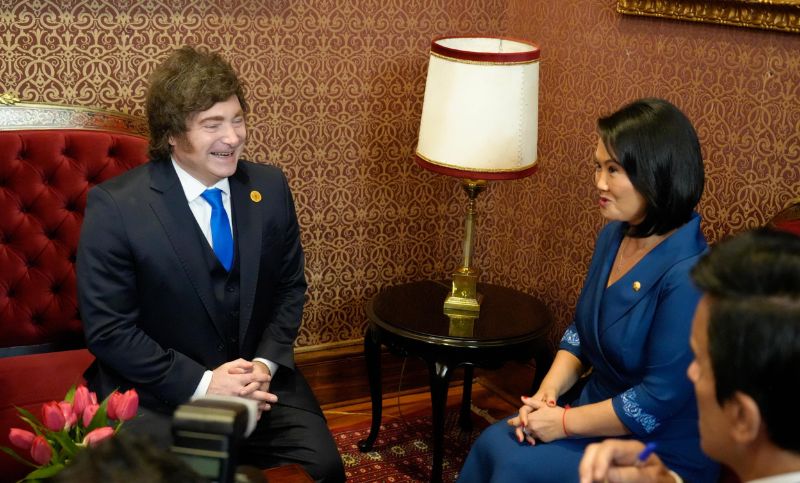 Milei se reunió con Keiko Fujimori en Lima: sintonía política y agenda bilateral en Perú
