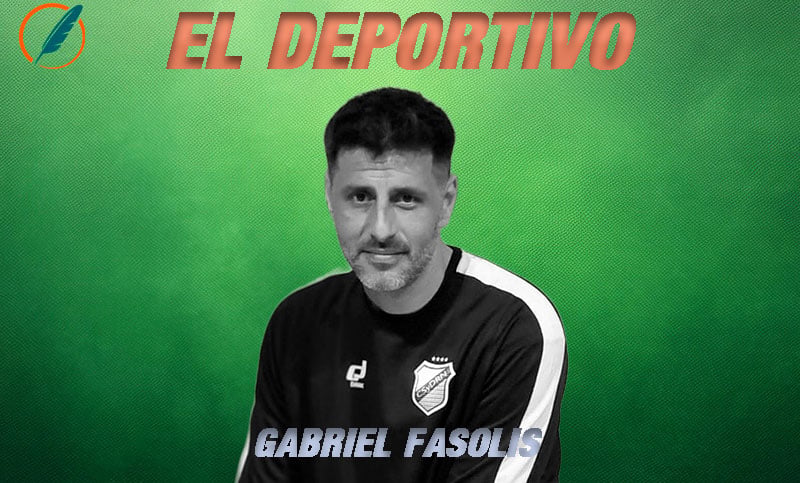 Gabriel Fasolis, el DT que transmite su pasión por los colores de Río Negro
