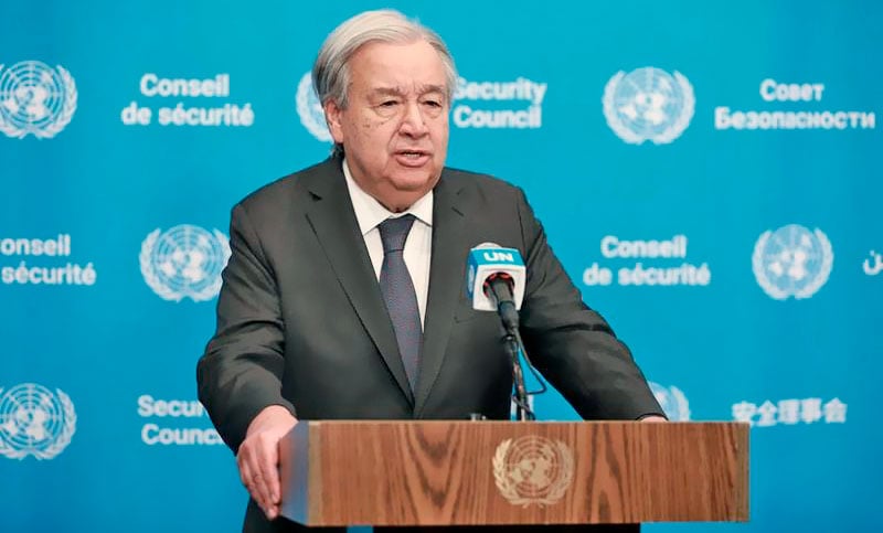El secretario general de la ONU expresa preocupación por escalada de hostilidades en Medio Oriente