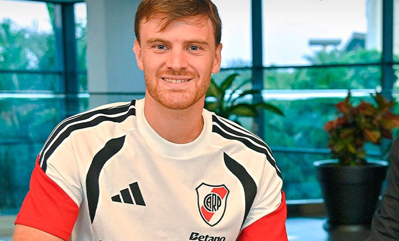 Lucas Beltrán retornó a River Plate