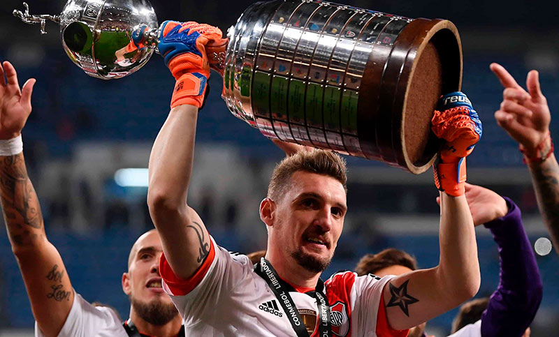Franco Armani terminó su vínculo deportivo con River Plate