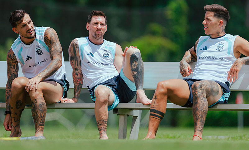 Argentina inició el camino a la gran final, práctica con exigencia leve