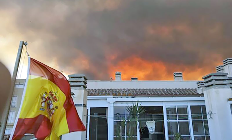 Al menos 12 muertos y 19 desaparecidos deja un incendio forestal en la región española de Andalucía