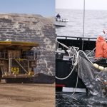 La minería marcó un nuevo récord, mientras que la actividad pesquera cayó fuertemente
