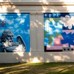 «Proyecto Cielo»: artistas realizan el primer mural colectivo en el cementerio El Salvador