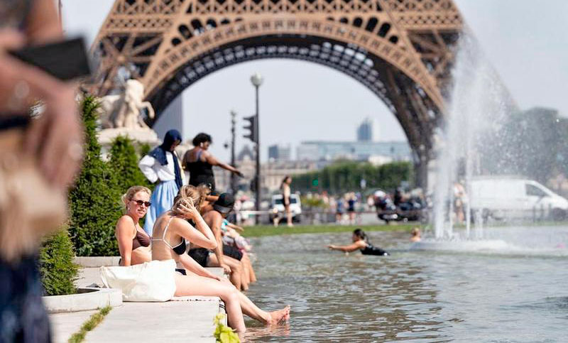 Francia registra 2.025 muertes “más de lo habitual” por la ola de calor de finales de junio