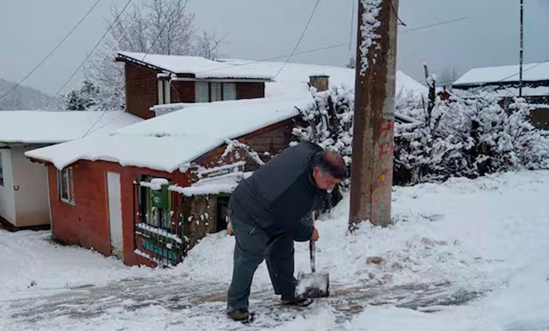 Más frío que en la Antártida: una masa de aire polar provoca temperaturas extremas en la Patagonia