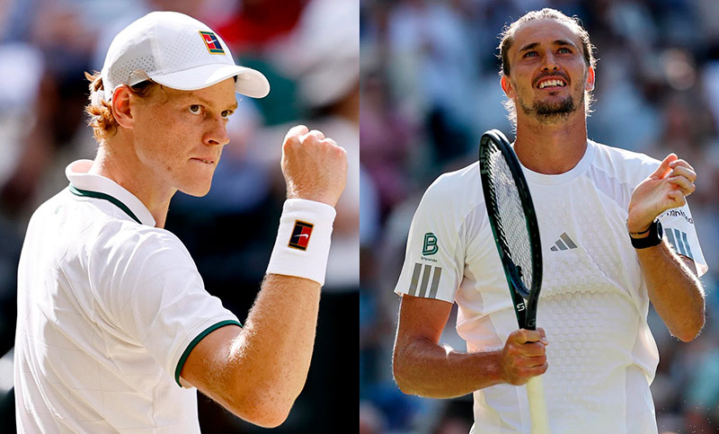 Sinner-Zverev: la final de Wimbledon