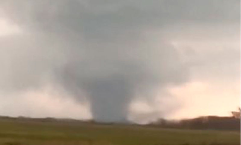 Impactante tornado en San Genaro causó temor en la región: no se registraron víctimas
