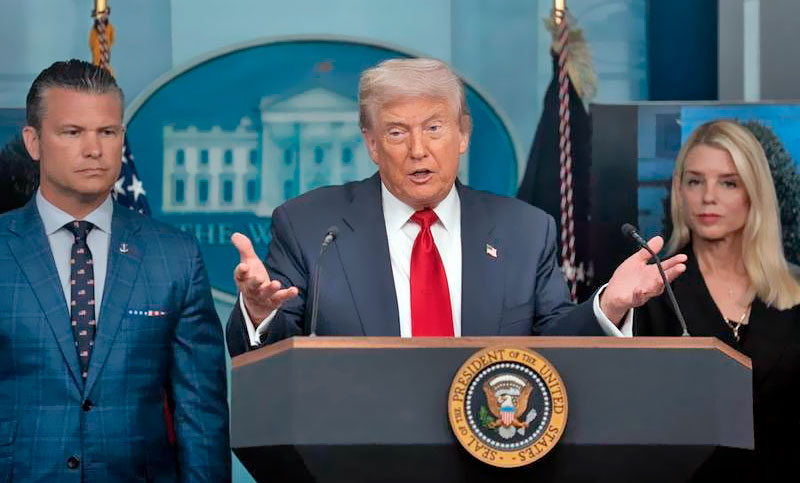 Trump presiona a Irán al decir que debe negociar o enfrentará una nueva escalada militar la próxima semana