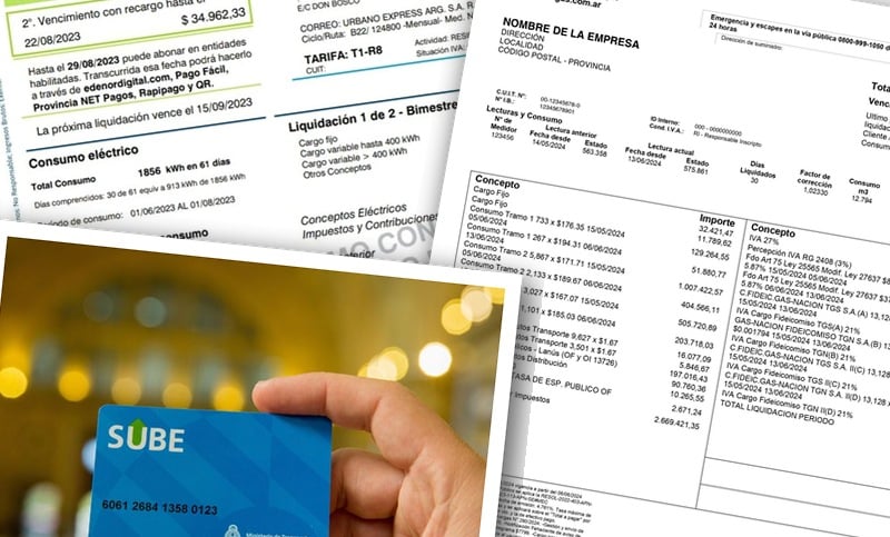Golpe al bolsillo: los servicios públicos ya demandan el 15% del salario promedio en Buenos Aires