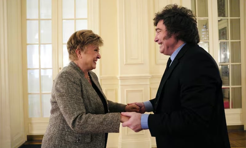 Cena con el Círculo Rojo, presencia en la reunión de Gabinete y visita a Vaca Muerta: el balance de Georgieva en Argentina