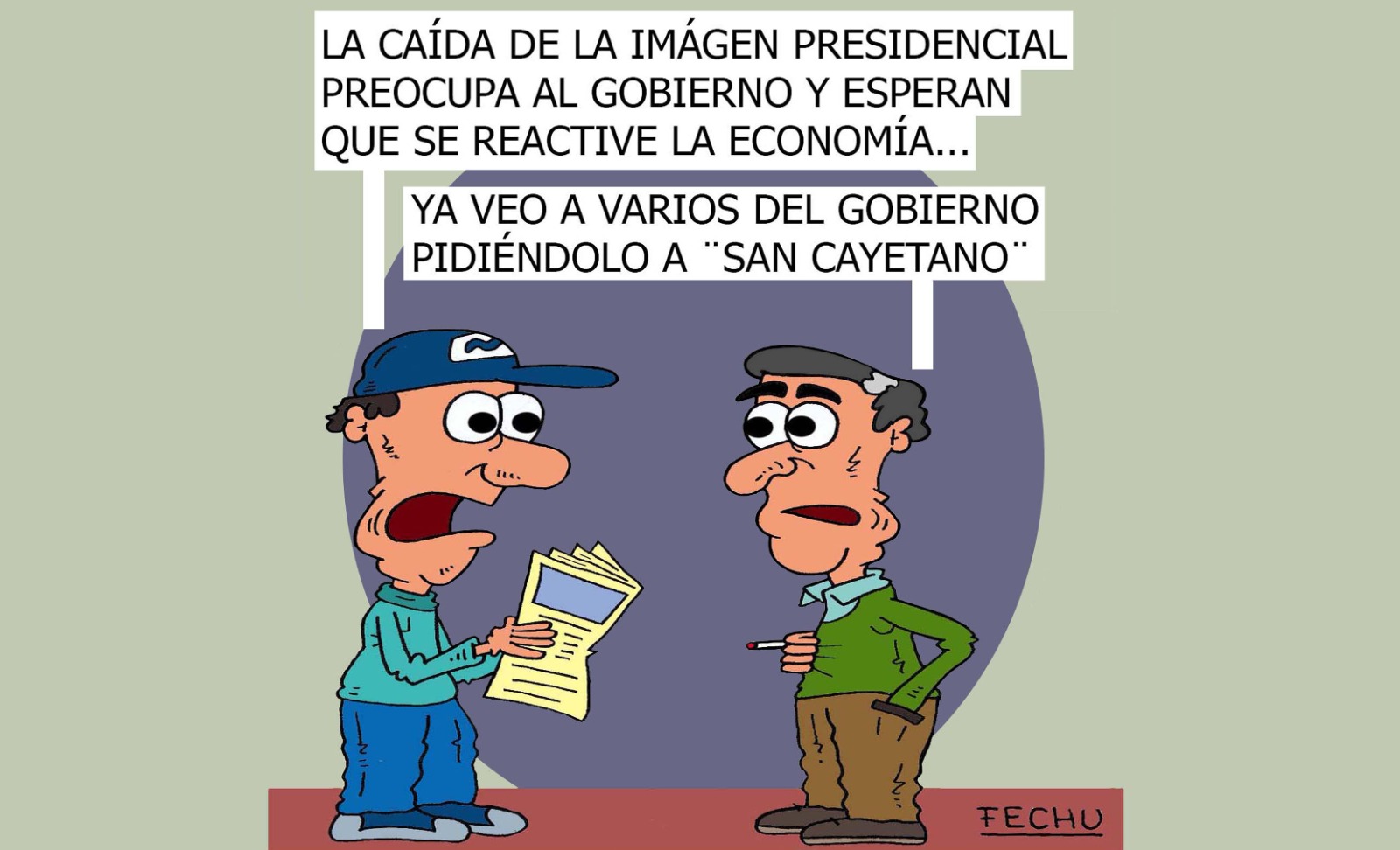 ¿Llorándole a San Cayetano?