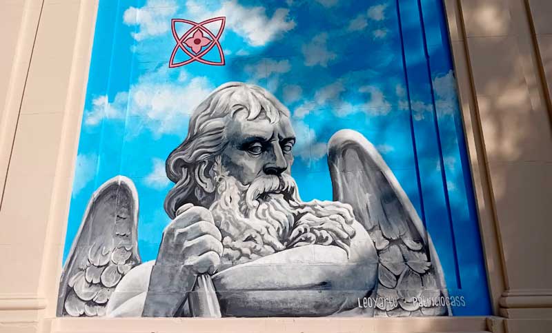 Aunque sin inauguración, ya están listas para ser admiradas las obras del paredón del cementerio El Salvador