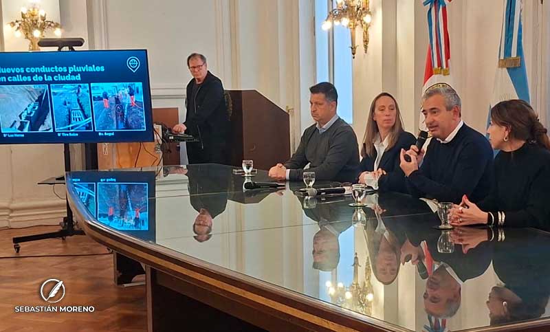 La Provincia y el Municipio encaran plan conjunto de obras de renovación de infraestructura subterránea
