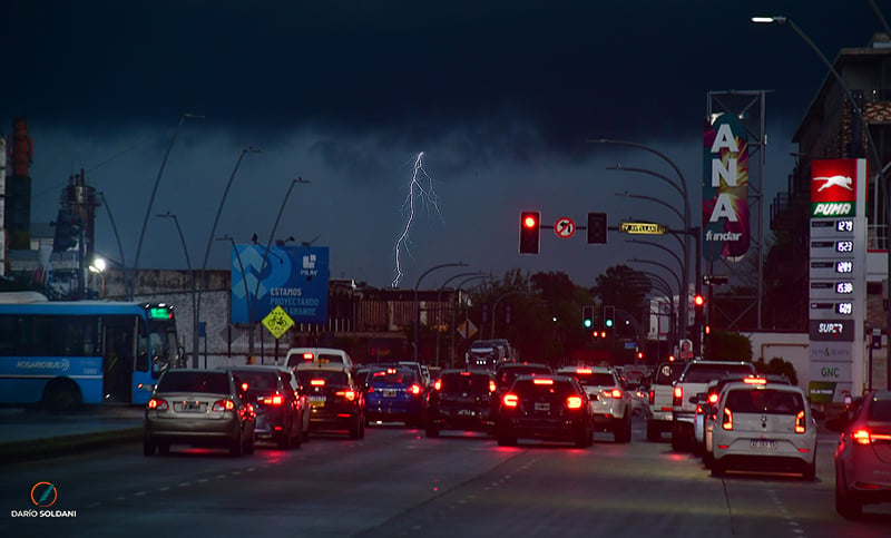 Sigue vigente el alerta meteorológico por fuertes tormentas en Rosario y la región