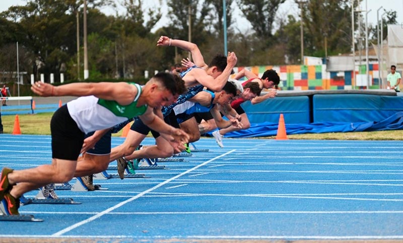 El campeonato provincial de atletismo en Rosario
