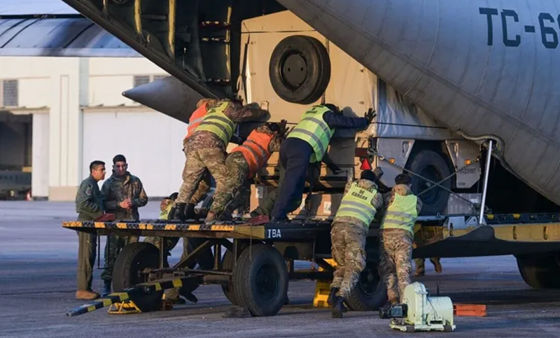 Argentina envió ayuda humanitaria a Colombia para brindar asistencia tras el terremoto