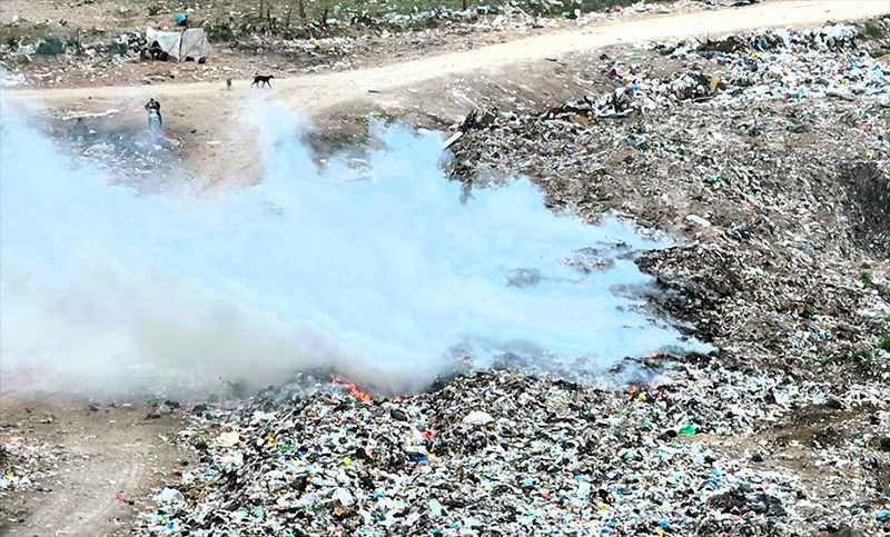 Investigan un posible foco de contaminación ambiental en un basural a cielo abierto en San Pedro