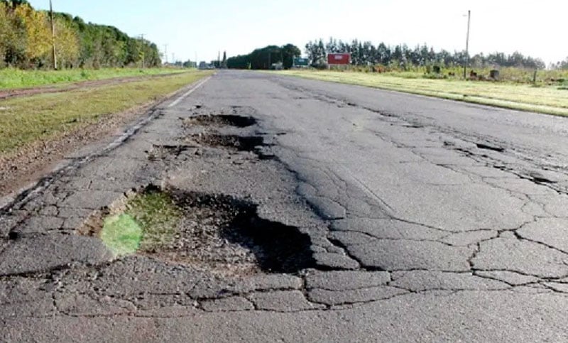 Un juez federal ordenó al Gobierno reparar urgente tres rutas nacionales en el sur de Santa Fe
