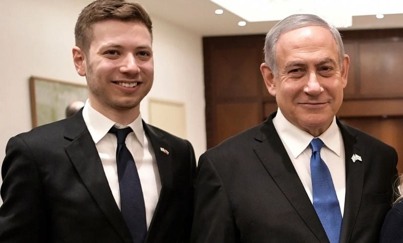 El hijo de Benjamín Netanyahu reclamó la soberanía argentina sobre Malvinas en medio de tensiones con el Reino Unido