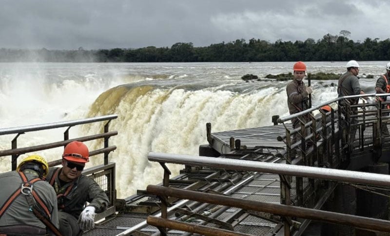Cataratas del Iguazú: cerrarán durante 40 días la Garganta del Diablo por crecidas extraordinarias