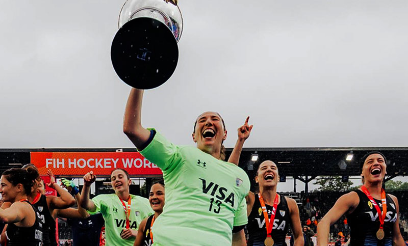 La China Cosentino: heroína de la selección argentina de hockey en la final