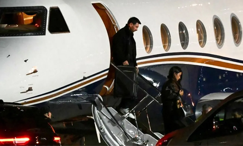 Messi retornó a Estados Unidos luego de despedir a su padre en Rosario