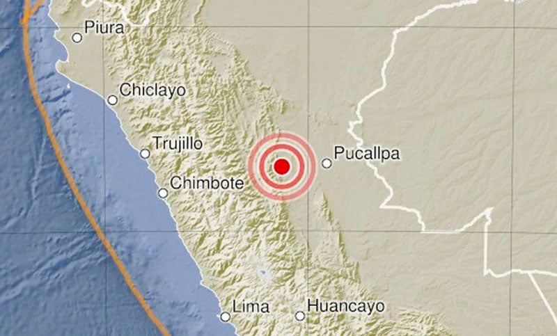 Un sismo de magnitud 5,7 sacudió el centro del Perú sin víctimas ni daños materiales
