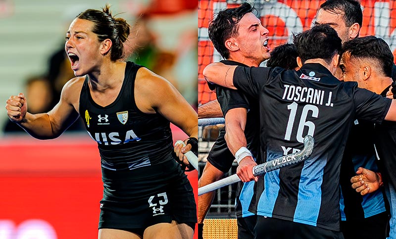 Leonas y Leones, a paso firme en el Mundial de hockey sobre césped