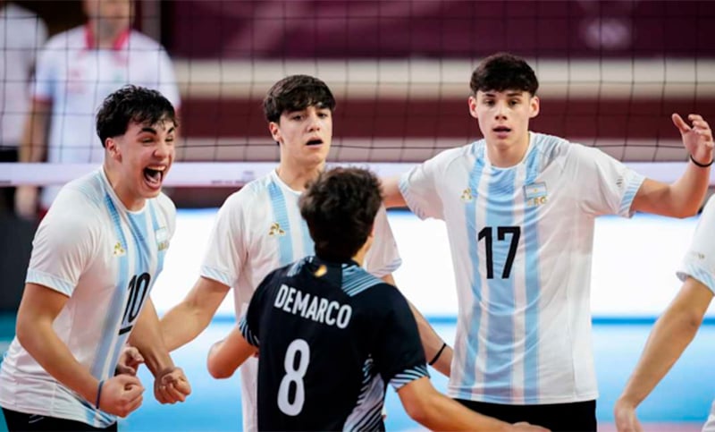 Mundial Sub-17 de Voley: Argentina venció a Polonia y se metió en la semifinal