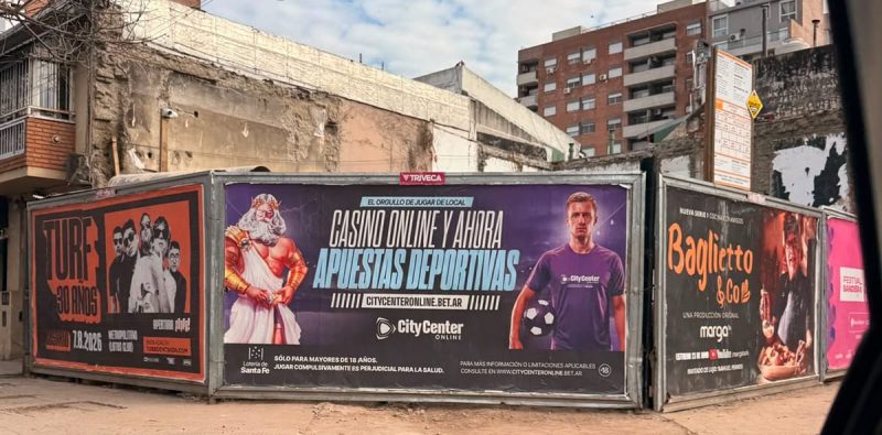 El Concejo Municipal quiere terminar con la publicidad de apuestas y juegos de azar en Rosario