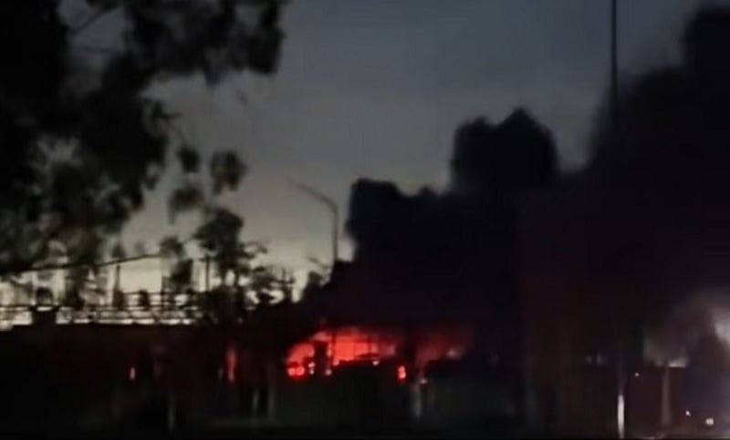 El incendio de una central eléctrica produjo un apagón en gran parte de la ciudad de La Plata