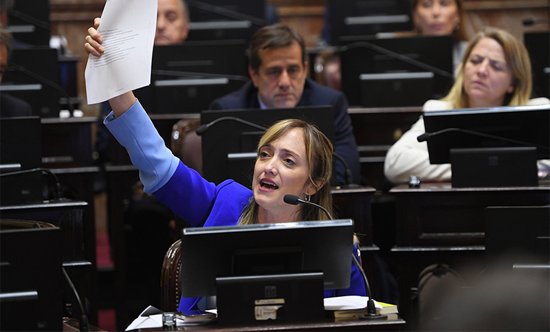 Villarruel habilitó que el Senado sea el que decida si Fernández Sagasti puede sesionar virtualmente