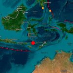Un sismo de magnitud 7.7 se registró en Indonesia