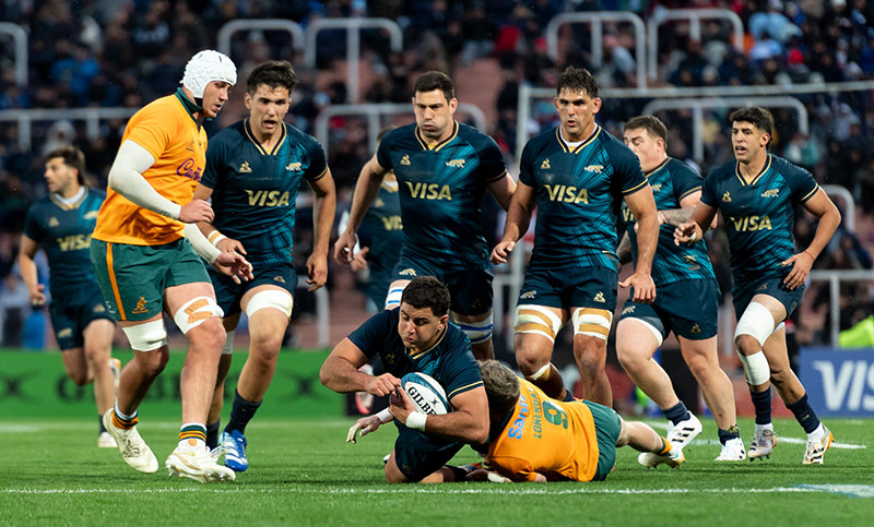 En un partidazo en Mendoza, Los Pumas empataron 28-28 con Australia por el Nations Championship