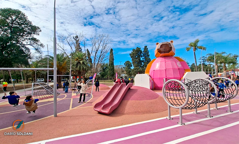 Rosario palpita los Juegos Suramericanos: inauguraron una “Capiplaza” en el Parque Independencia