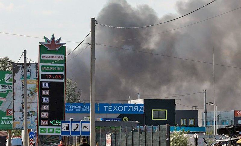 Un ataque ruso sobre Kiev deja al menos 12 muertos y decenas de heridos