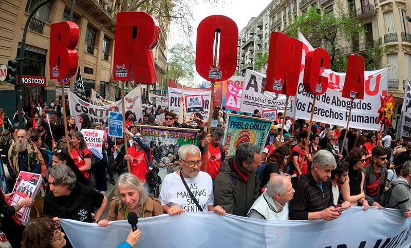 «Marcha de la Bronca»: una multitud movilizó en todo el país contra las políticas de ajuste del Gobierno