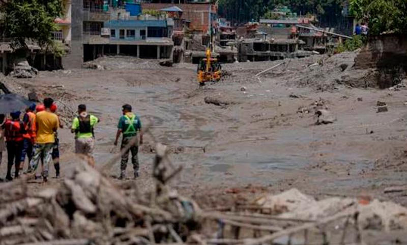 Avalancha de lodo en Nepal: la cifra de muertes ascendió a 1.127 y hay más de 4.800 desaparecidos