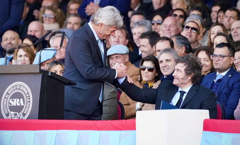 Nicolás Pino fue reelecto como presidente de la Sociedad Rural Argentina: lo celebró Milei