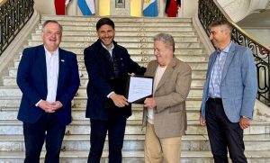 Duhalde visitó a Pullaro: “Es uno de los grandes candidatos de futuro”