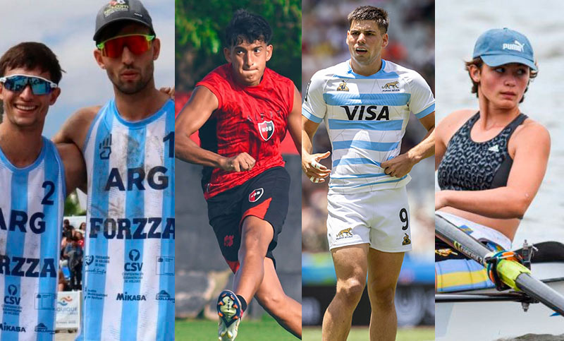 El listado de los deportistas rosarinos que participarán en los Suramericanos 2026