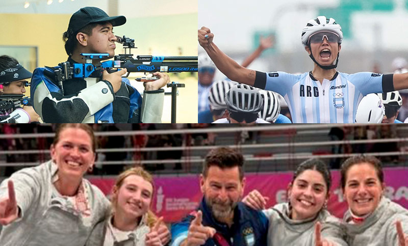 Día 6 de los JS: oro en rifle, ciclismo ruta y esgrima