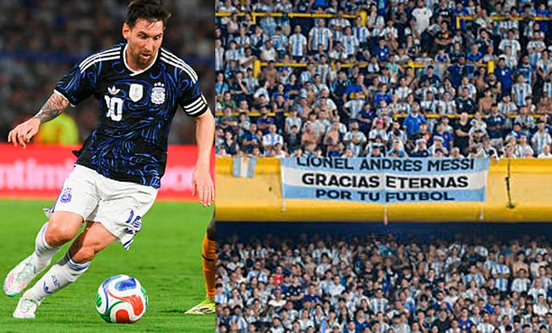 Messi tendrá un homenaje especial en los partidos del fútbol argentino