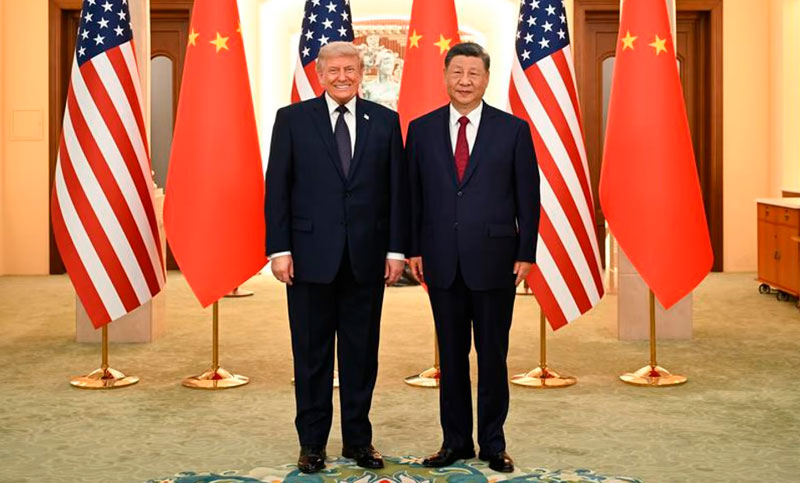Trump recibe a Xi Jinping con cena de Estado, desfile militar y actos en los Archivos Nacionales