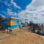 Avanzan las obras en la nueva costa norte: demuelen el bar Paradiso para ganar más playa pública