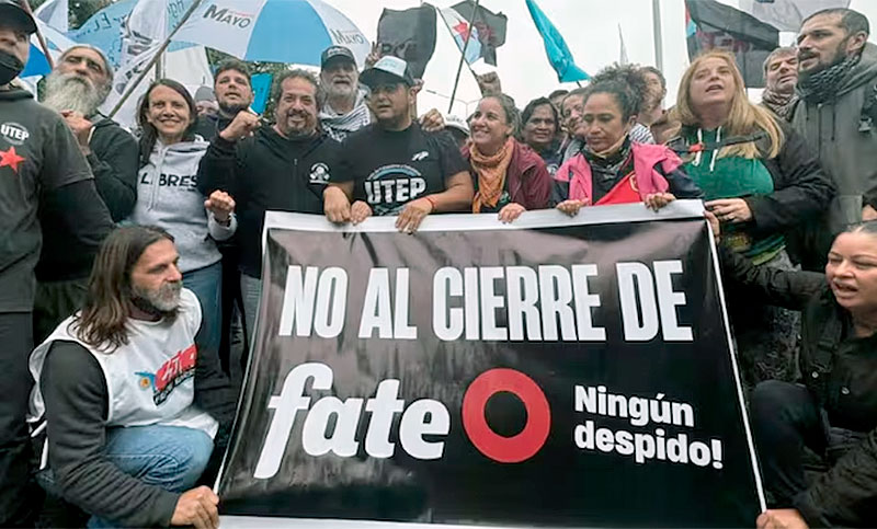 El gremio del neumático convoca a los portones de FATE para frenar el desalojo ordenado por la Justicia