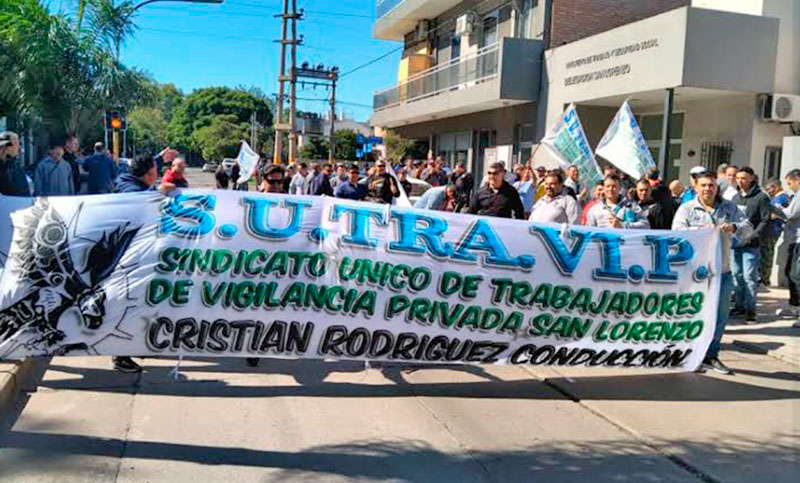 Vigiladores de San Lorenzo protestarán en YPF, Axion y Profertil por el accionar de una empresa de seguridad